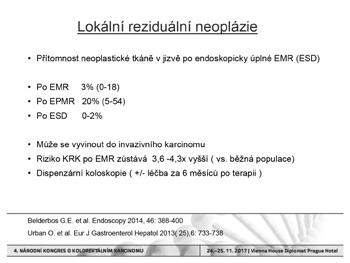 Spolupráce endoskopisty a chirurga v