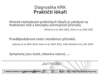 Včasná diagnostika nádorů