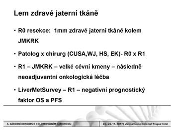 4. NÁRODNÍ KONGRES O KOLOREKTÁLNÍM