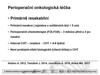 4. NÁRODNÍ KONGRES O KOLOREKTÁLNÍM