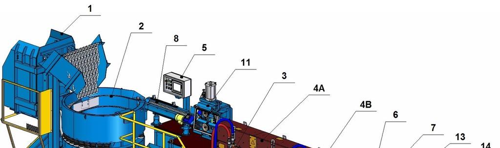 Str. 45 5.3 STRUČNÝ POPIS FUNKCE STROJE Indukční ohřívač KSO 1000/1,2-C25 slouží k ohřívání přířezů na požadovanou teplotu k dalšímu technologickému zpracování.