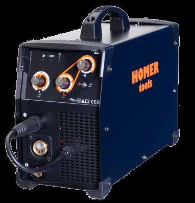 HOMER tools HOMER MG-180 MIG/MAG Svařovací invertor pro svařování metodu MIG/MAG a MMA Svařovací invertor HOMER MG-180 naší privátní značky HOMER tools je určen pro svařování metodami MIG/MAG a MMA.