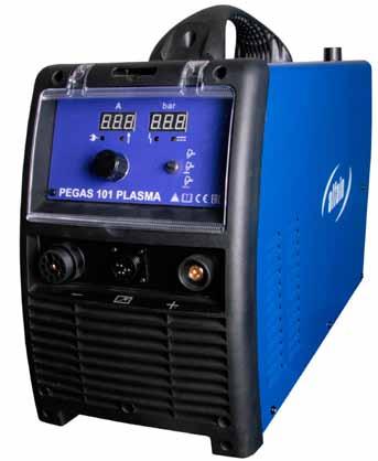 PLASMA PEGAS 101 PLASMA Plasmový řezací stroj IGBT PFC invertor malý rozměry, velký výkonem těžká strojírenská výroba průmyslová výroba možnost připojení na automat PEGAS 101 PLASMA je určena pro