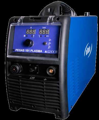 PLASMA CNC - zdroje PEGAS 101 plasma CNC PEGAS 121 plasma CNC IGBT PFC invertor vhodný pro produktivní strojní řezání materiálu do tloušťky cca 15 mm nebo 20 mm Technická data Parametr Pegas 101