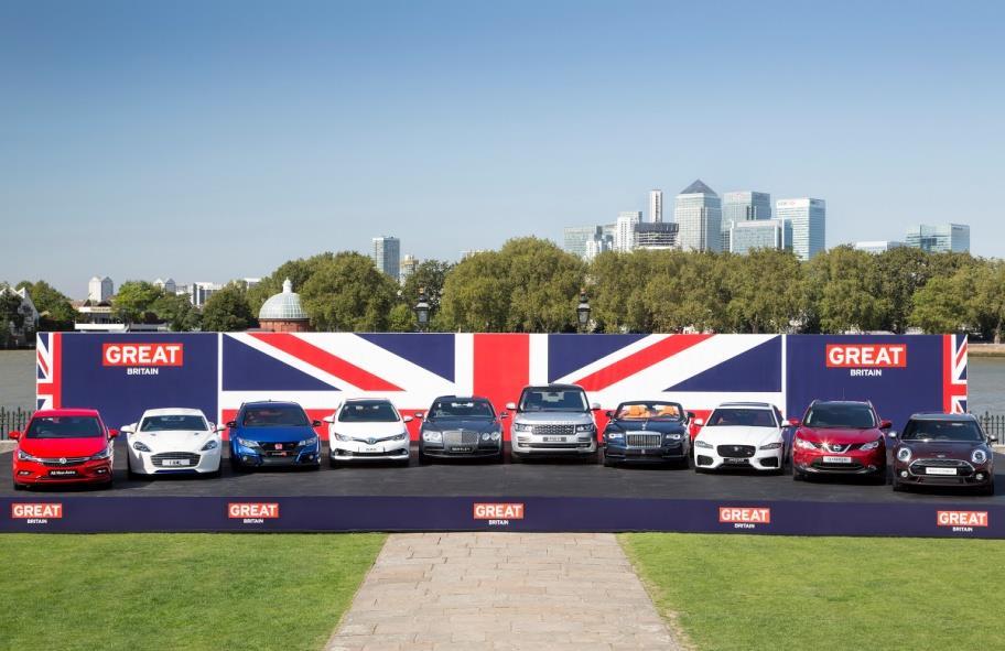 7 Zahraniční obchod UK s EU Mimo sektor služeb: automobilový průmysl tahoun britského exportu zboží ale vysoká závislost automobilového sektoru UK na exportu do EU na vnitřní trh EU směřuje více než