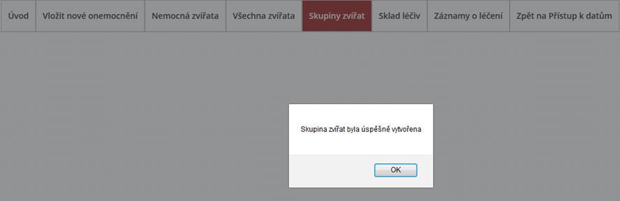 Zde bude ukázáno, jak lze jednoduše v několika krocích vytvářet skupiny zvířat. Příkladem může být tvorba skupin pro záznam o provedení synchronizace říje.