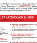 Spokojenost s úrovní poskytovaných služeb je již několik let