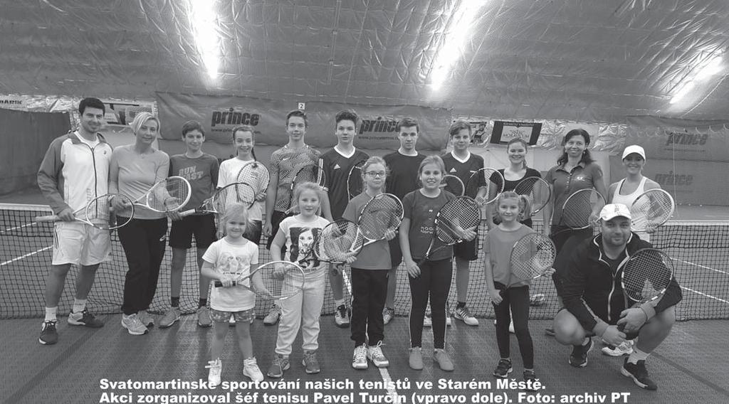 Tenistky a tenisté nejdříve absolvovali tréninky pod vedením svých trenérů Michala Tymla a Pavla Turčina. K dispozici měli tři kurty a tak sportování bylo opravdu intenzívní.