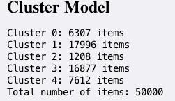 5.3 Cluster model 3