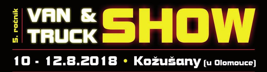Ve dnech 10. - 12. srpna 2018 se uskutečnil již pátý ročník Kinderkamioňácké van a truck show, který se letos konal v areálu SDH Kožušany.