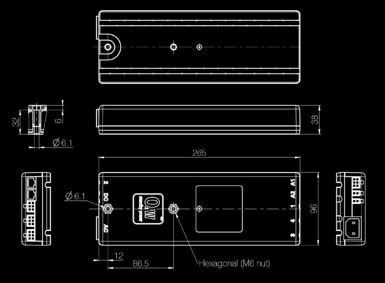 CBD6S 300W (SMPS) - až 4 kanály