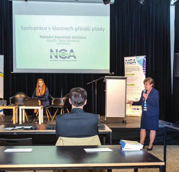 Spolupráce v klastrech přináší plody - úvodní prezentace Pavly Břuskové, prezidentky Národní