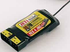 REX JBC (Jeti Box Compatible) Přijímače REX JBC jsou určeny pro příjem FM signálů v pásmech 35, 35B, 36, 40, 41MHz.
