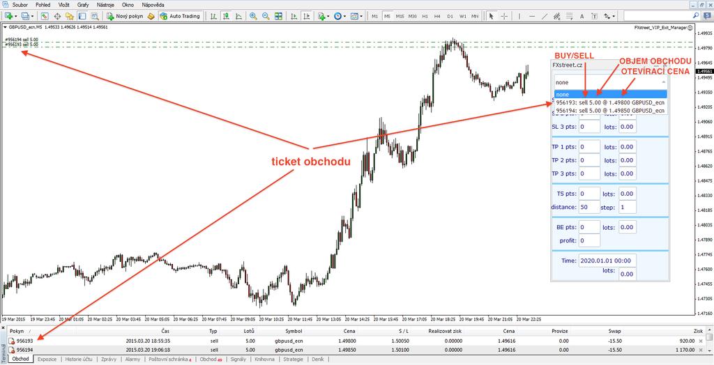 DŮLEŽITÁ UPOZORNĚNÍ A VYSVĚTLENÍ: 1) Pro zahájení obchodování Exit Managera je vždy potřebné kromě zaškrtnutí Umožnit obchodování, Umožnit import DLL a Umožnit import strategií v průběhu přidávání