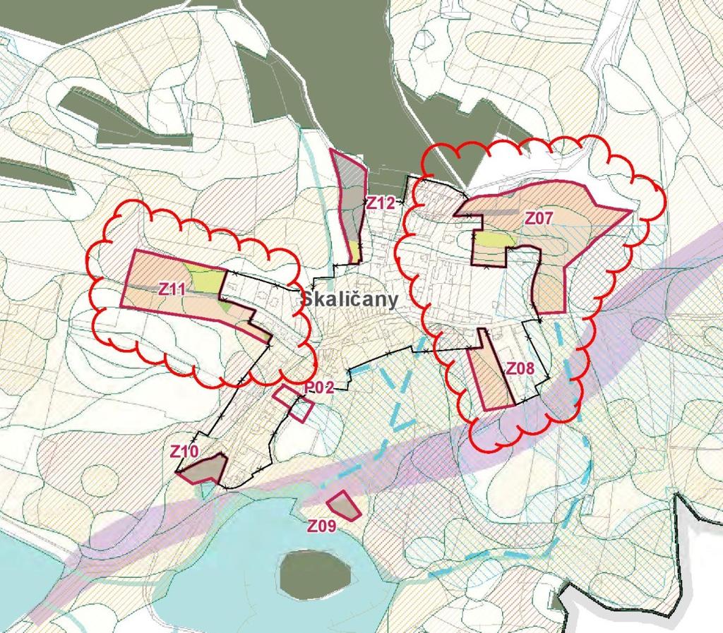 Mělkou sondáží byly propustné eluviální písčité sedimenty zastiženy již od hloubky cca 0,5 m (sondy S18 a S19), sondou S20 od hloubky cca 0,7 m pod terénem.