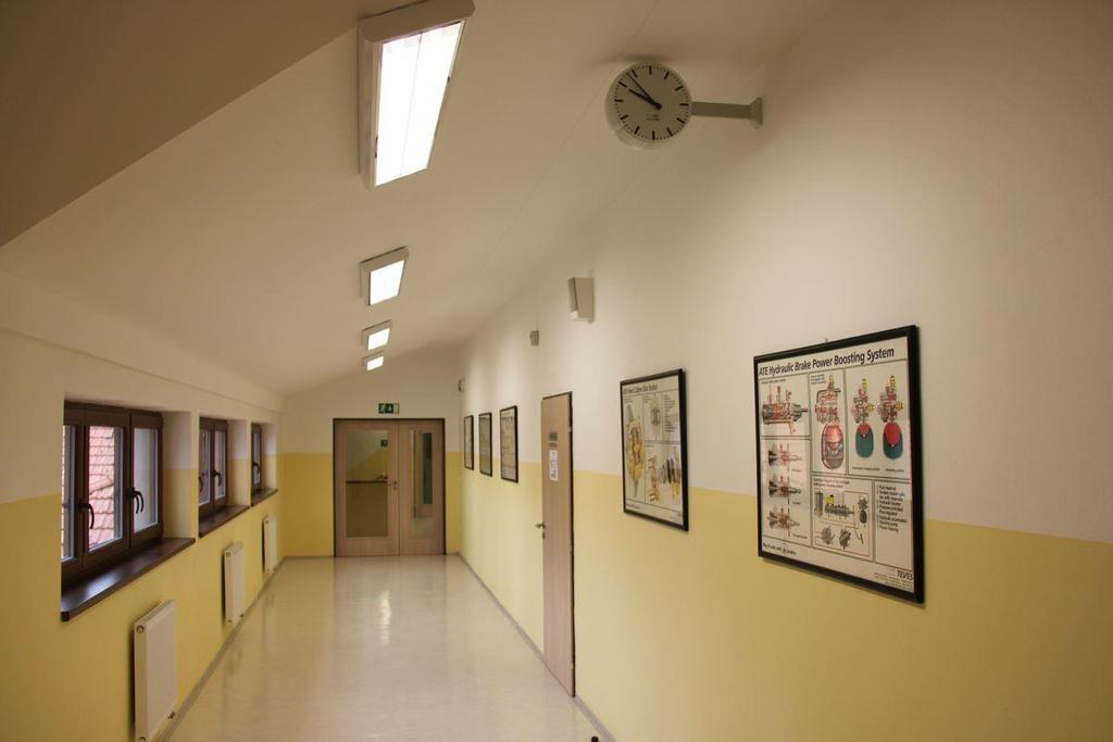 zde dříve bývala půda Modernizace rekonstruovaná chodba 2.