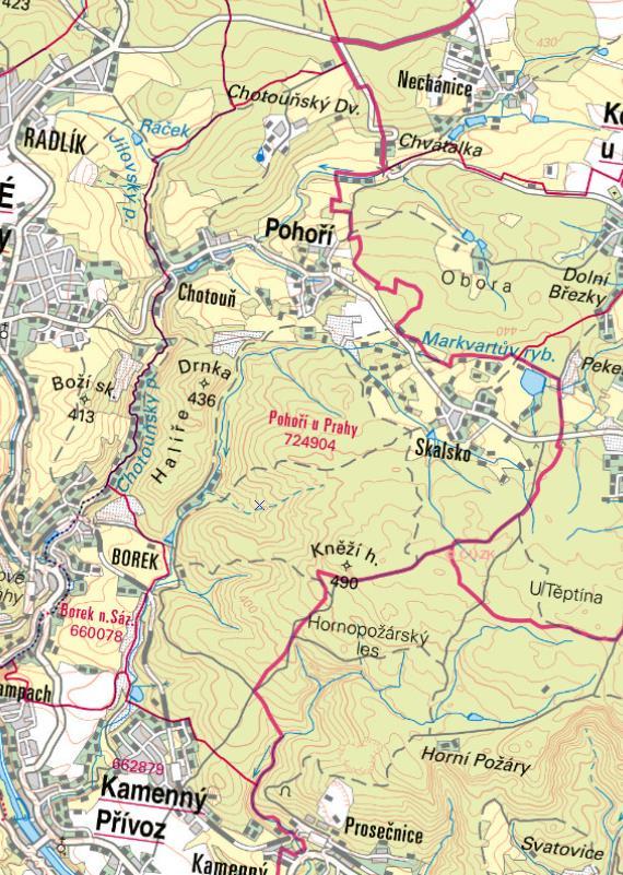 Pohoří: CHOTOUŇSKÝ, JÍLOVSKÝ A TURYŇSKÝ POTOK - obec Pohoří nemá žádné problémy s Turyňským potokem na svém katastru - obec uvádí problémy na Chotouňském potoce v