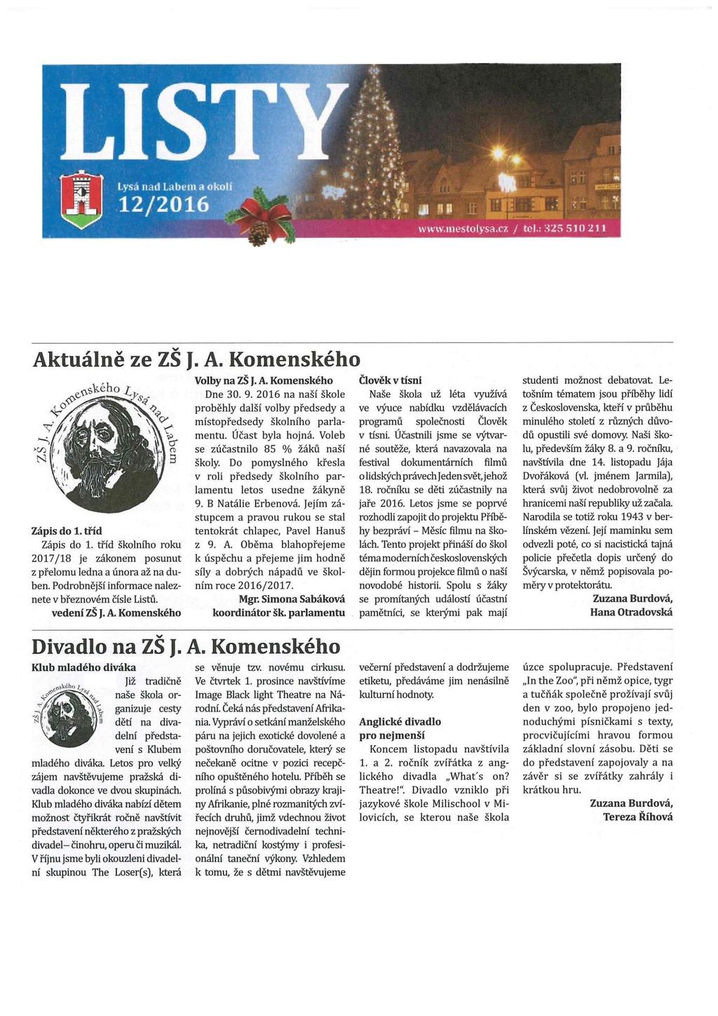 Výroční zpráva ZŠ J. A.