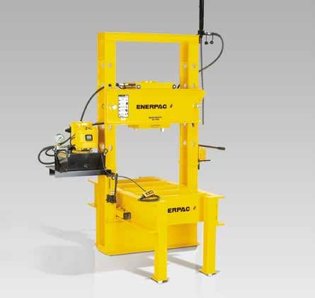 BPR-Séria, Hydraulické lisy Roll-Frame Na obrázku je: BPR-75 Odborníkmi navrhnutá všestrannosť Prestavenie polohy valca Stranové prestavenie valca umožňuje vykonať požadovaný úkon aj mimo zvislej osi