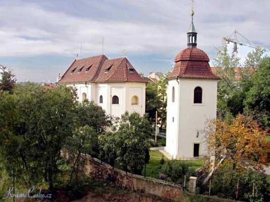 Kostelík svatého Pankráce na pankrácké planině Kostel od svého založení do dnešních dnů byl pěkný otloukánek, pobořen při švédském obléhání, podepsaly se na něm