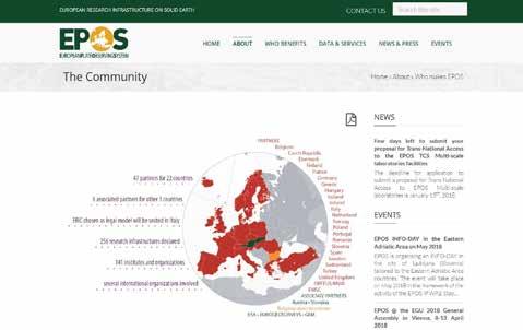 , ISBN 90 5809 393 ÚSMH AV ČR Webové stránky European Plate Observatory Systém EPOS https://www.epos-ip.org/about/who-makes-epos/community, stav ke dni 11.