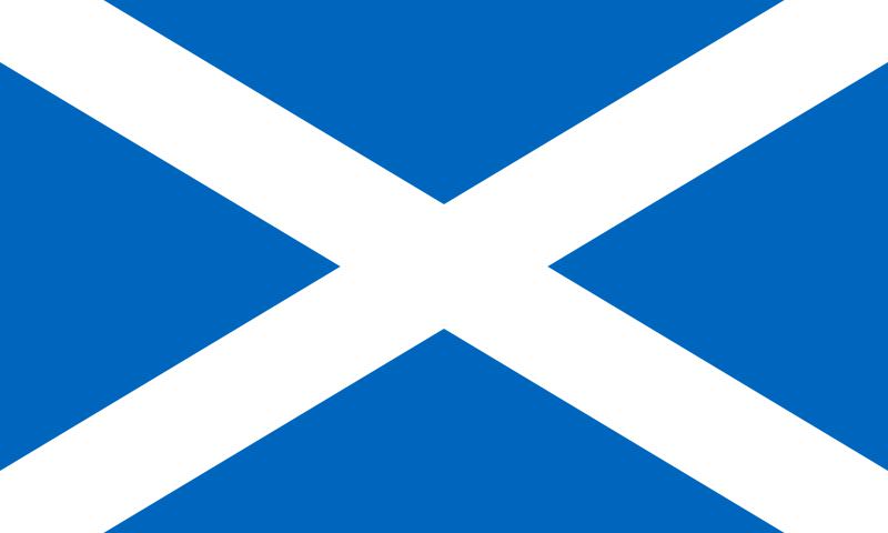 Symbols Flag of Scotland Saint Andrew's Cross no official anthem usually Flower of Scotland Royal Standard of Scotland NEZNÁMÝ AUTOR. wikipedia.org [online]. [cit. 25.1.2013].