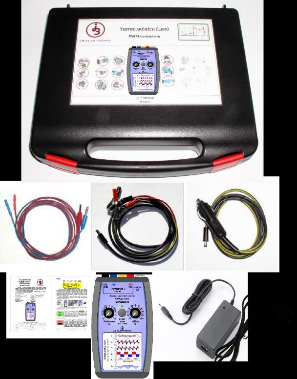 Ceník Typ Popis cena bez cena s M-PWH16-A Tester pro paralelní diagnostiku. PWM generátor 10Hz 3kHz, střída 0 100%.