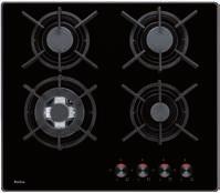 Technické údaje Malý hořák 5,3 cm (1,0 kw) 1x Střední hořák 7,3 cm (1,8 kw) 2x WOK hořák 13,8 cm (2,8 kw) 1x Rozměry (VxŠxH): 9,8 x 60 x 52 cm >> DP 6412 Z Plynová
