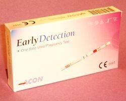 CLIA Classcaton Wave EW Early Detecton Ultra regnancy test str ac. Convenent: Male to your Home. Cost: Lowest Internet rce guarantee Easy: One Ste System. Early: Detects miu/ml o hcg.