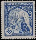 50 II, 4K široká, přetisk II. typu zk. Vrba a Le 650,- 236 zn. 50 Ia, 4K tmavá, přetisk I. typu zk. Mr 237 zn. 50 Ia, 4K tmavá, přetisk I. typu zk. Gi 750,- 238 zn.