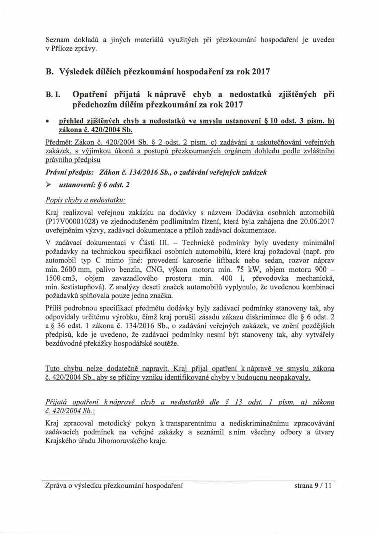 Výroční zpráva Jihomoravského
