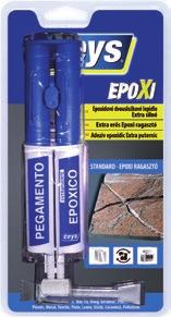 Epoxidová lepidla EPOXICEYS standard Silné epoxidové lepidlo bez rozpouštědel pro všechny typy materiálů, s vyplňovacími schopnostmi, ideální pro spoje s vysokou odolností a opravy.