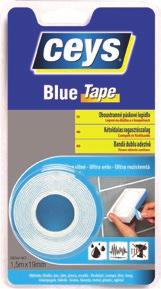 Odtrhnout ochranný modrý film. Přilepit stlačením. V případě, že chcete pásku po nalepení odstranit, použijte aceton.