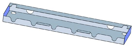 Ocelová pozinkovaná nosná konzola pro uchycení do konstrukce budovy. Obr. 1.
