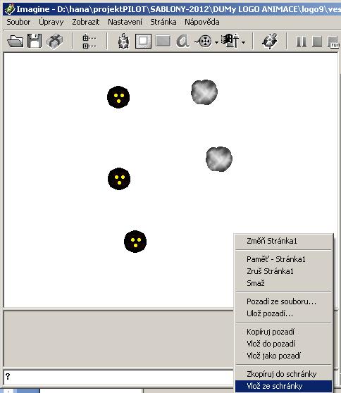 Do Stránky1 vložíme proceduru pohybteles, která bude globální a bude k