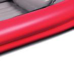 It is spacious enough to fi t well-built kayakers and thanks to signifi cantly improved stability suitable even for less experienced paddlers.