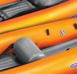 The kayak is very stable and forgiving, making novice kayakers more confi dent on more
