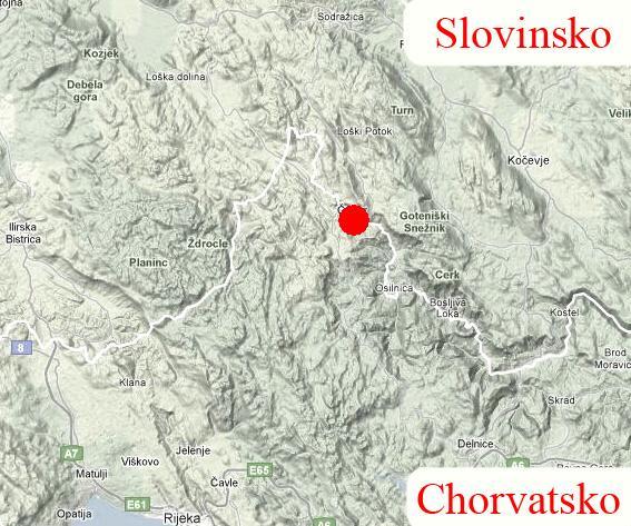 pokračoval 2. fází charakteru zemnímu proudu. Ta se zastavila v morfologické depresi asi 30 m nad hladinou řeky. Zemní proud sám na železnici nepokračoval.