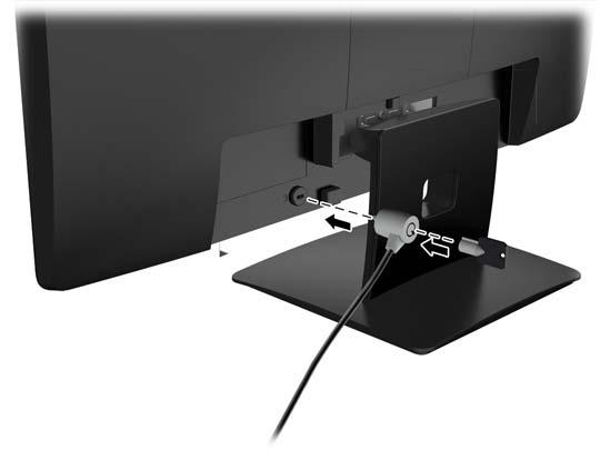 Štítek s parametry produktu je umístěn na spodní straně panelu monitoru.