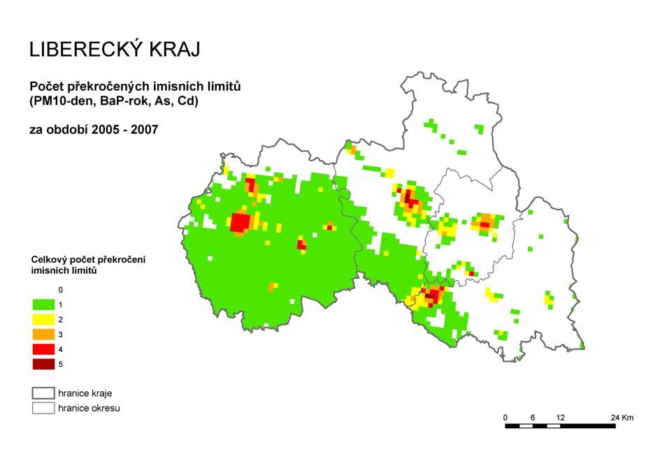 B.5.2. Prioritní území pro realizaci opatření ke zhoršení kvality ovzduší B.5.2.1.