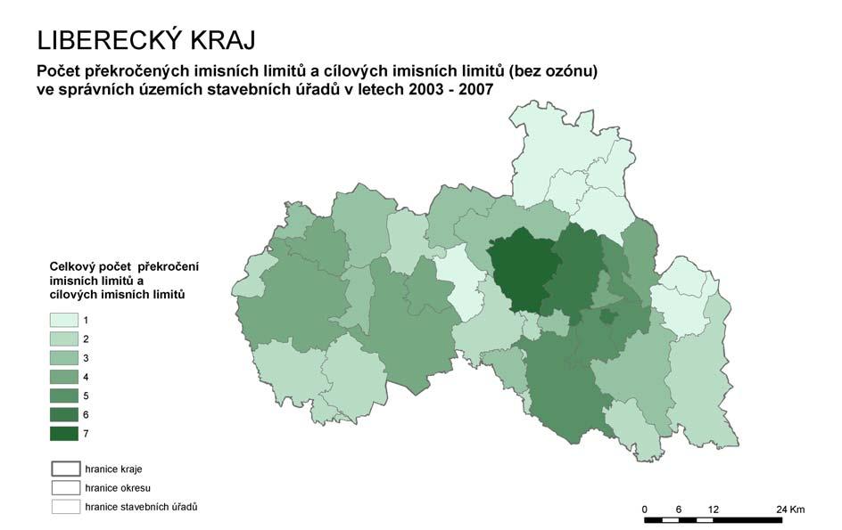 Počet překročení některého z imisních limitů Stavební úřad 2003 2004 2005 2006 2007 Celkem Městský úřad Rokytnice nad Jizerou 0 0 0 1 0 1 Městský úřad Rychnov u Jablonce nad Nisou 1 0 1 1 0 3 Městský