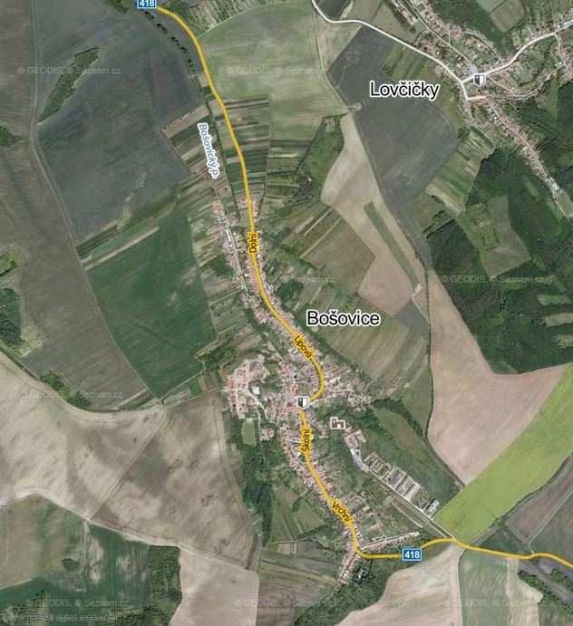 15 Přibližné zákresy