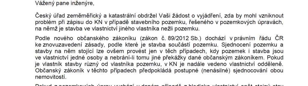 5. DOPIS ČÚZK ZÁPIS