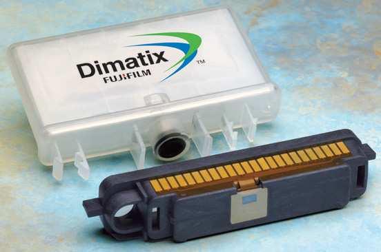 Obrázek 9: a) materiálová tiskárna Dimatix b) cartrige 22 2.