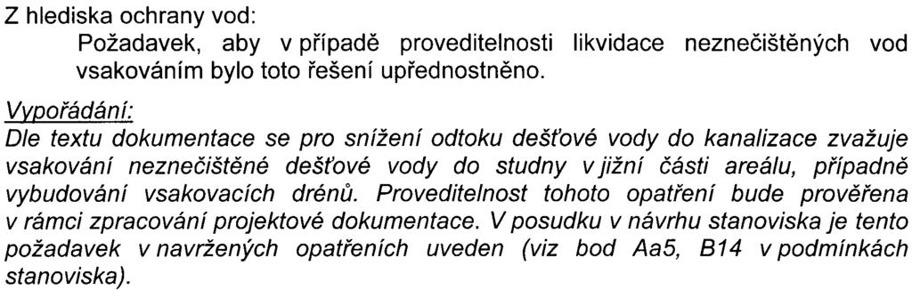 V dalších stupních projektové dokumentace je nutno doložit nový výpoèet koeficientu zelenì, který splòuje požadavky Metodického pokynu k ÚP SÚ HMP.