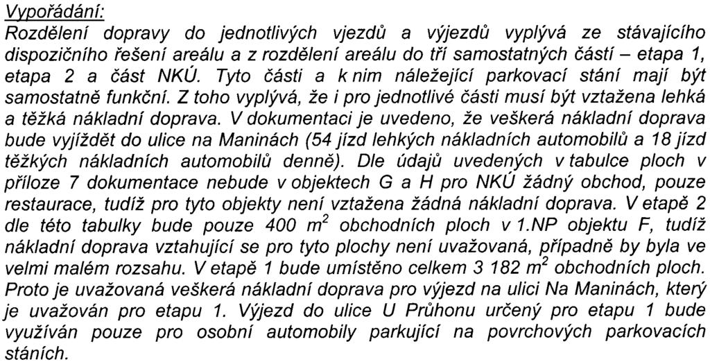 Vlivem dopravy z areálu ARENA CENTRUM PRAHA dojde dle provedených výpoètù v roce 2010 v bodì è.4 k nárùstu hladiny hluku o 0,9-1,4 db v denní dobì a o 0,9-1,2 db v noèní dobì.