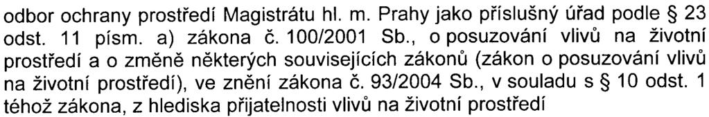 Emise z výduchù z podzemních garáží budou vyvedeny do výšky cca 25 m na objektu G, cca 58 m na objektu J a cca 24 m na objektu C. Jedná se o výšky vìtší než výšky okolních domù.