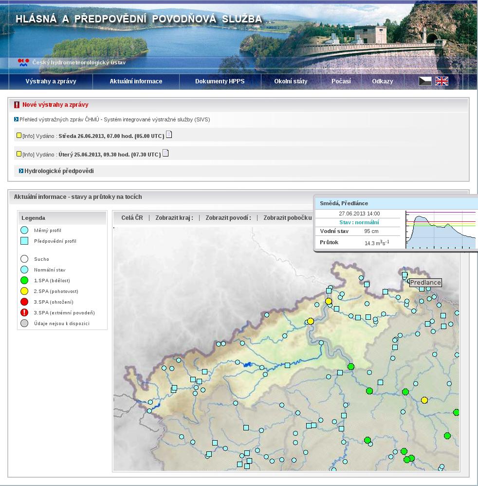 Monitoring povodní