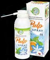 Diagnostika / Na kavitu Diagnostika Pulp spray Chladící sprej na test vitality. Příchuť máta nebo pomeranč. Balení obsahuje 200 g. Canal Detector Pro vyhledání k.k. Odstraňte dentin v místech, kde kořenový kanálek očekáváte, kápněte 1-3 kapky, počkejte 5-10 vteřin, vypláchněte a osušte.
