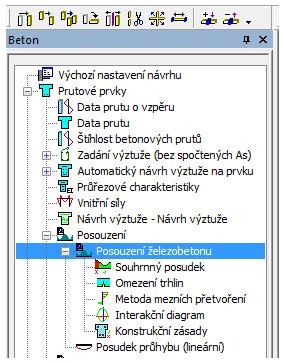 s menší nenulovou hodnotou v řádech desítek mm 2 se z praktického hlediska mohou uvažovat jako plochy s dodatečně přidanou lokální výztuží. Samostatná posouzení pro plošné prvky jsou dvě.